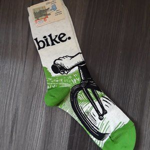 Women's 'bike.' Crew Socks